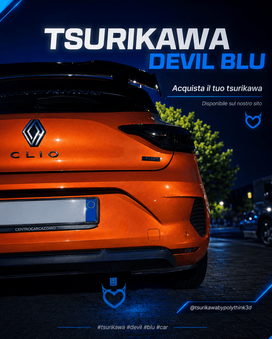 Tsurikawa Devil - Cinturino Cuore Auto Style JDM Tuning - Polythink3D