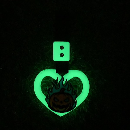 Tsurikawa design halloween zucca horror fluorescenti