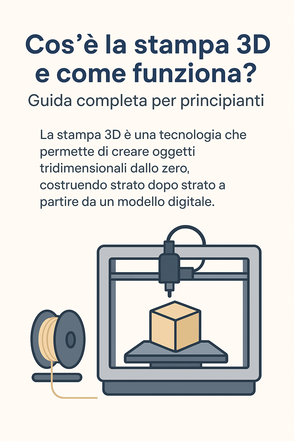Cos’è la stampa 3D e come funziona? Guida completa per principianti - Polythink3D