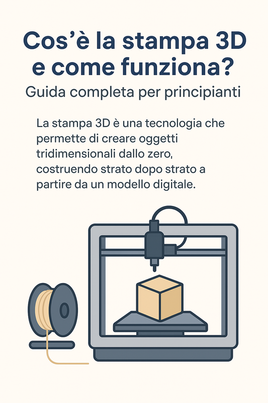 Cos’è la stampa 3D e come funziona? Guida completa per principianti