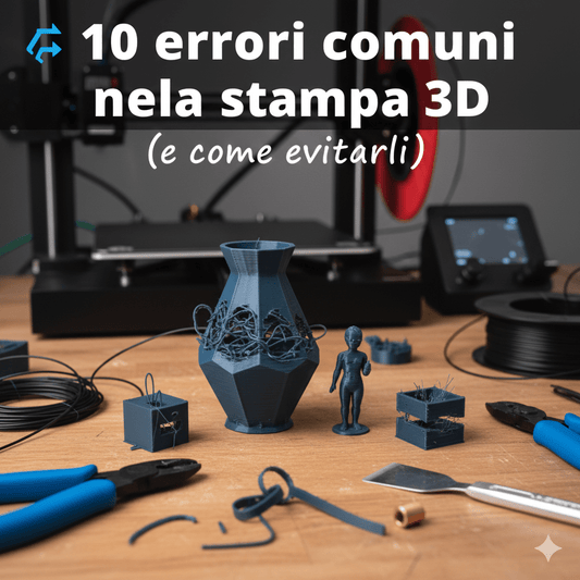 🔧 10 errori comuni nella stampa 3D (e come evitarli!) - Polythink3D