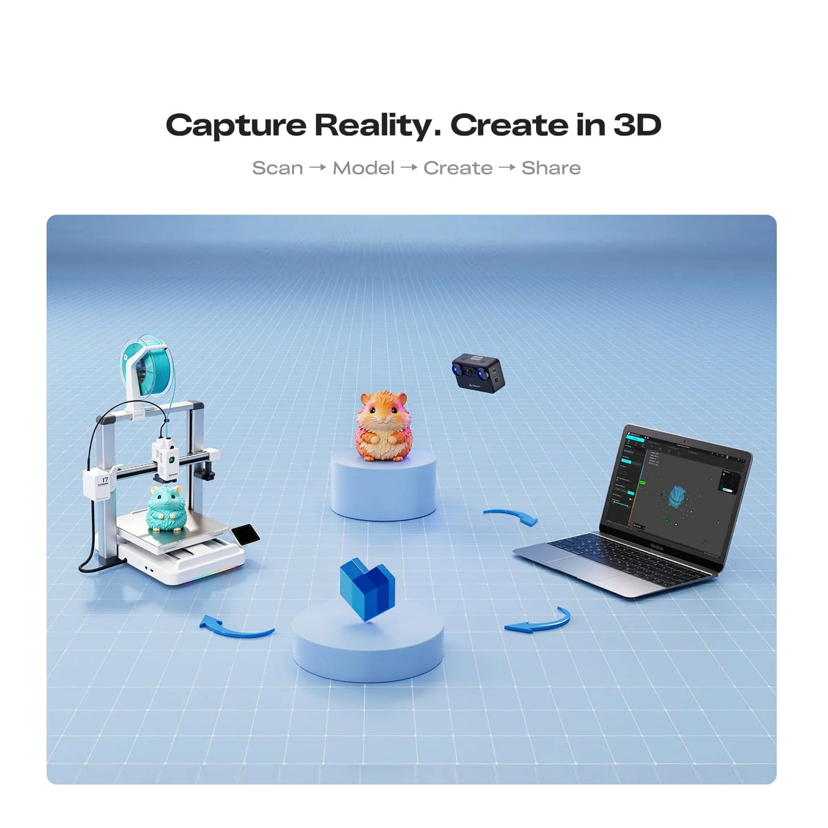 Creality Pika Portable AI 3D Scanner