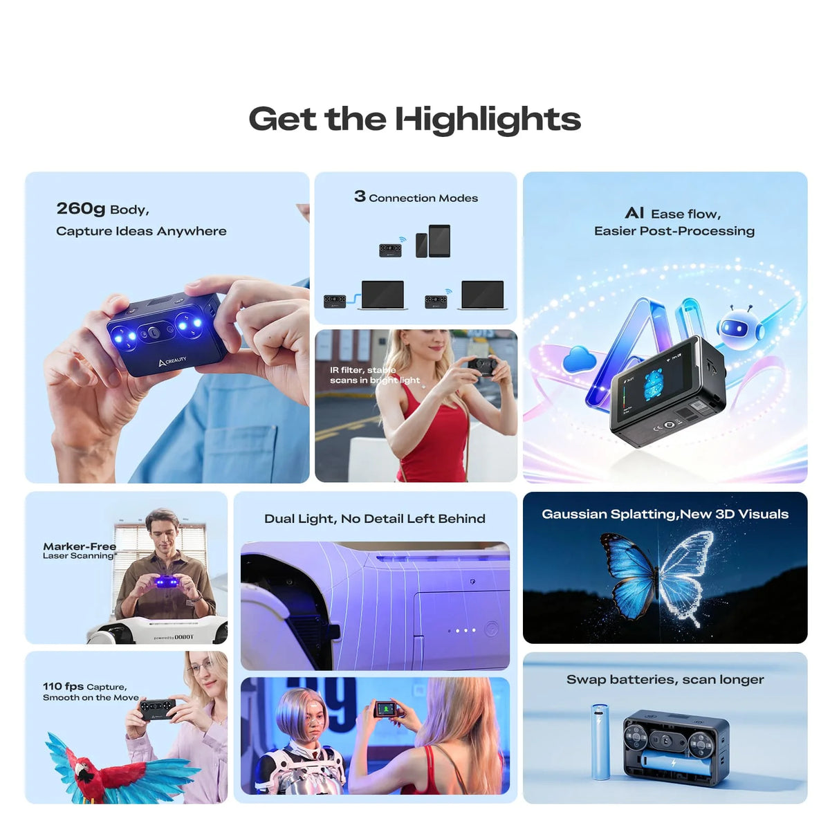 Creality Pika Portable AI 3D Scanner