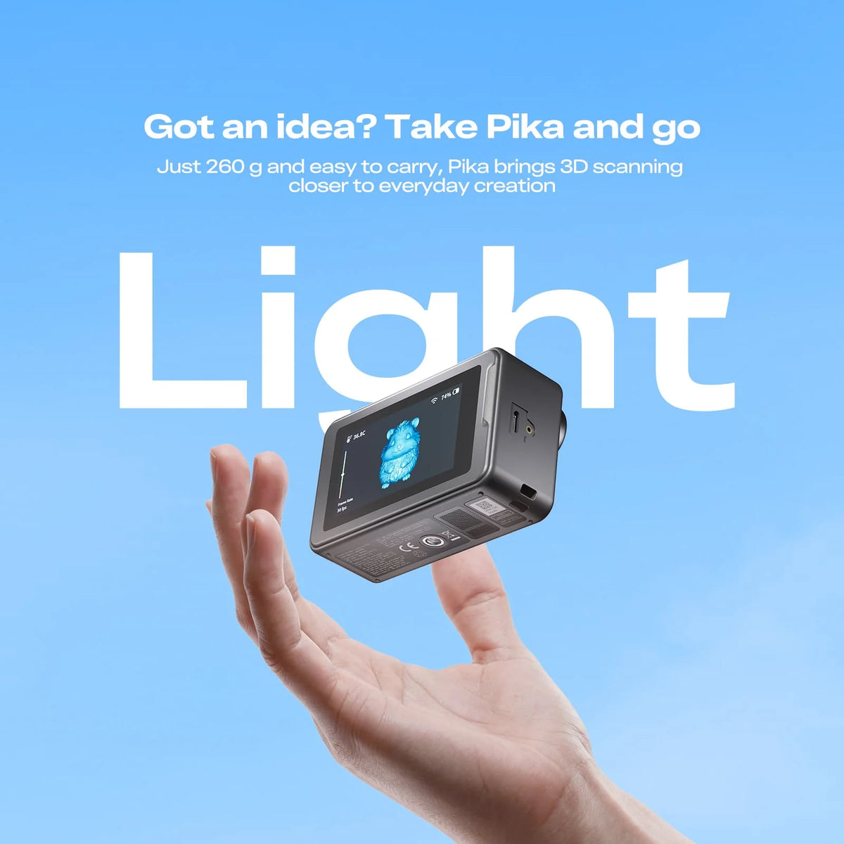 Creality Pika Portable AI 3D Scanner