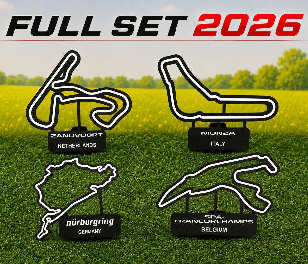 Circuiti F1 Set completo - 24 tracciati - Polythink3D