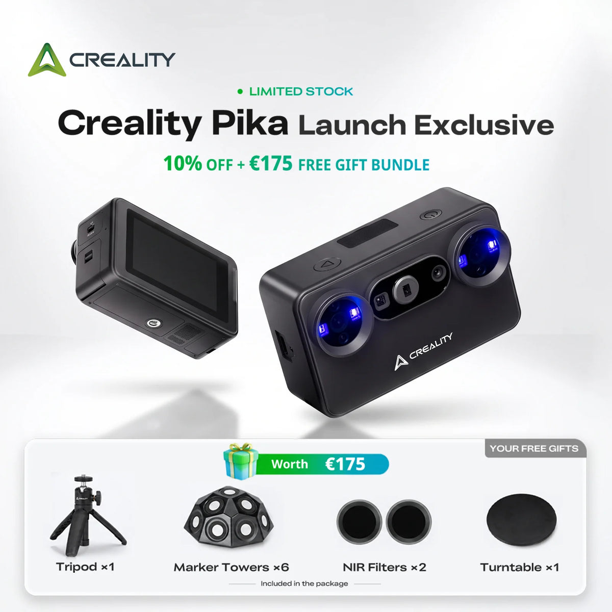 Creality Pika Portable AI 3D Scanner