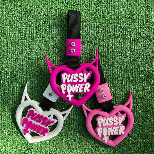 Tsurikawa design Pussy Power, forma cuore devil in stampa 3d.