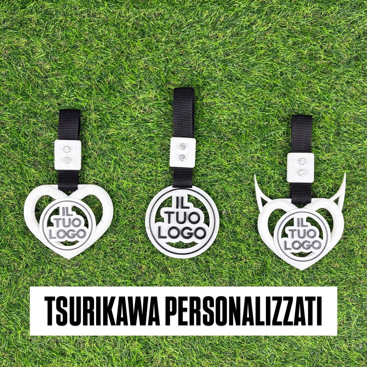 Tsurikawa Personalizzato Auto - Accessorio Made in Italy - Polythink3D