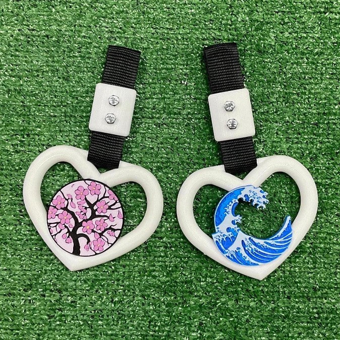 Tsurikawa - Japan wave and peach tree